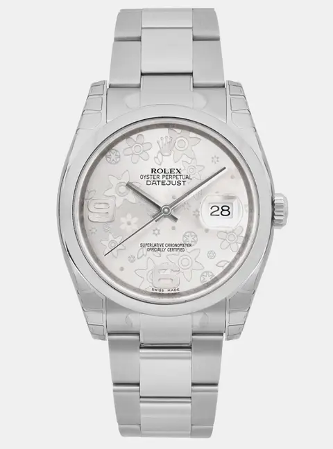 Rolex Datejust 116200 Silver Stainless Steel Automatic Men's Wristwatch 36mm