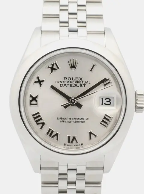 Rolex Lady Datejust 279160 Silver Stainless Steel Automatic Women's Watches 28mm