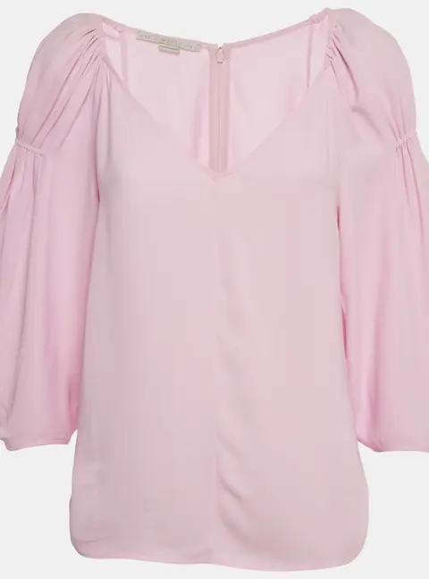 Stella McCartney Pink Crepe Blouse S