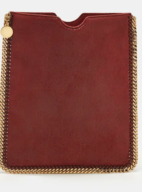 Stella McCartney Burgundy Faux Suede Tablet Case