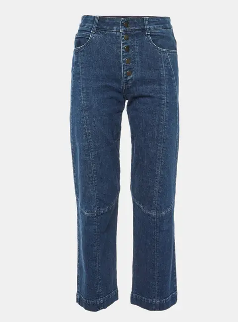Stella McCartney Blue Denim Tapered Jeans S/Waist 28"