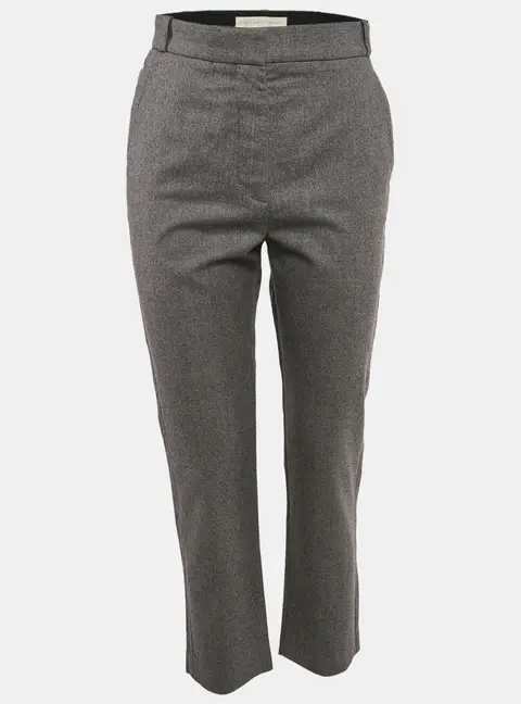 Stella McCartney Grey Wool Formal Trousers XS