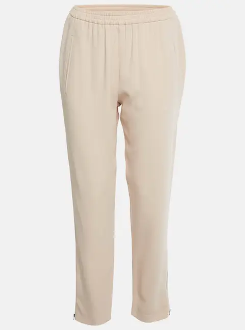 Stella McCartney Beige Crepe Formal Trousers M