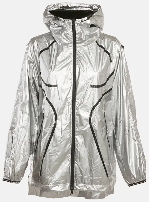 Stella McCartney x Adidas Metallic Nylon Training Jacket M