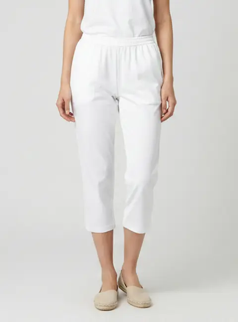 Stella McCartney Cream Crepe Elasticated Pants