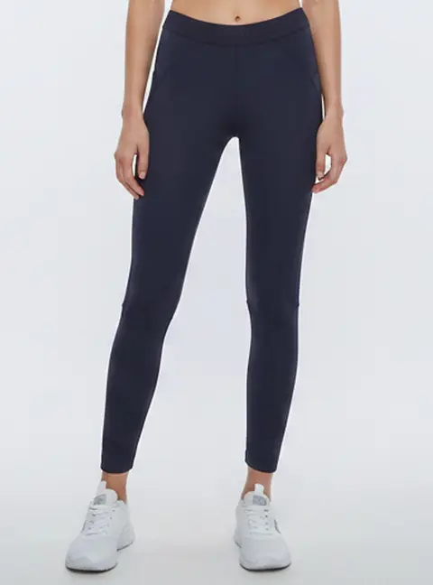 Stella McCartney x Adidas Navy Blue Jersey Elasticated Waist Leggings XS