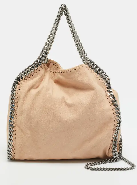 Stella McCartney Falabella Mini Beige Faux Suede Tote