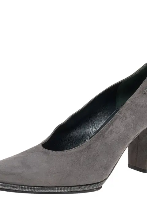 Stuart Weitzman Grey Suede Pumps Size 38.5