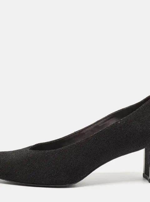Stuart Weitzman Black Solar Goosebump Pumps Size 41