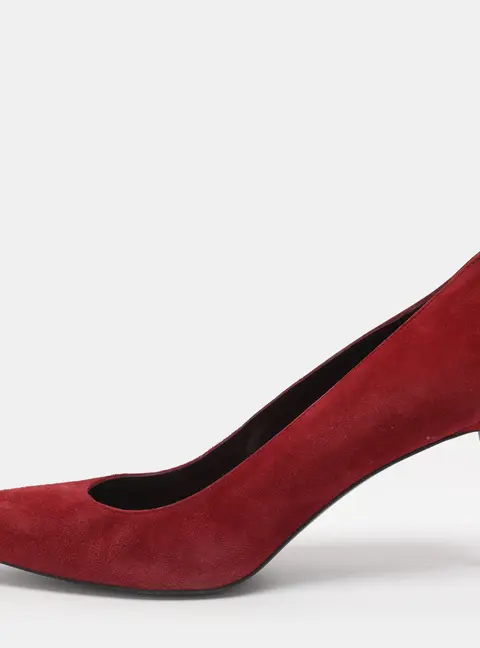 Stuart Weitzman Size 40 Red Suede Pumps