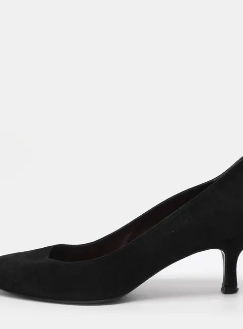 Stuart Weitzman Size 39.5 Black Suede Pumps