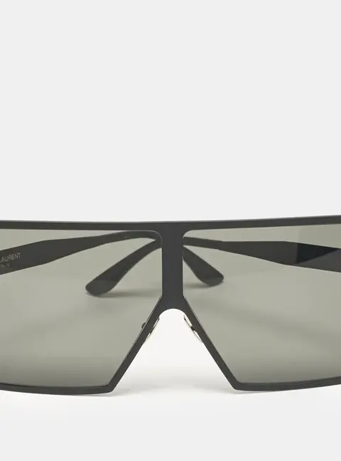 Saint Laurent Black SL182 Betty Shield Sunglasses