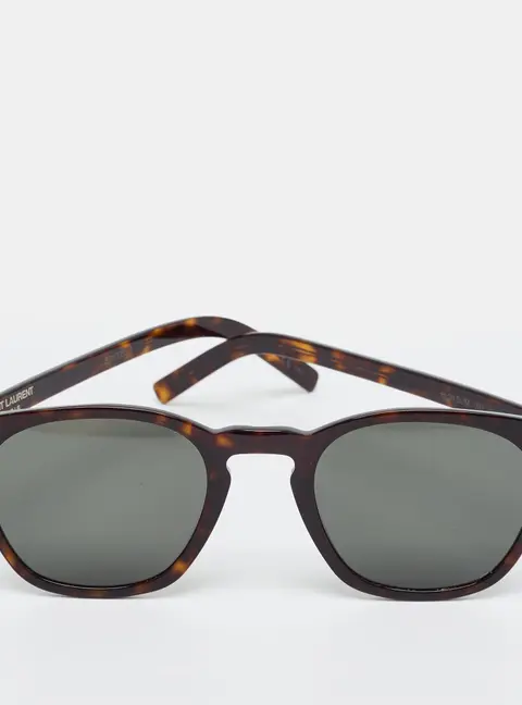 Saint Laurent Tortoise Brown/Black SL 28 SLIM Sunglasses