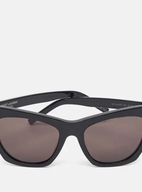 Saint Laurent Black SL 214 Kate Cat Eye Sunglasses