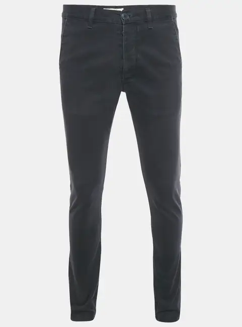 Saint Laurent Navy Blue Cotton Pants L