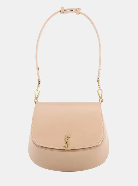Saint Laurent Voltaire Mini Beige Leather Shoulder Bag
