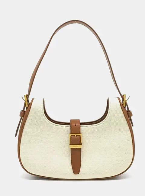 Saint Laurent Paris Multicolor Fabric Le Fermois Hobo Bag