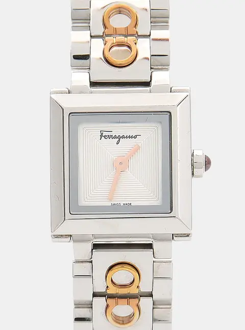 Salvatore Ferragamo SFYC00521 White Stainless Steel Quartz Women Wristwatch 22mm
