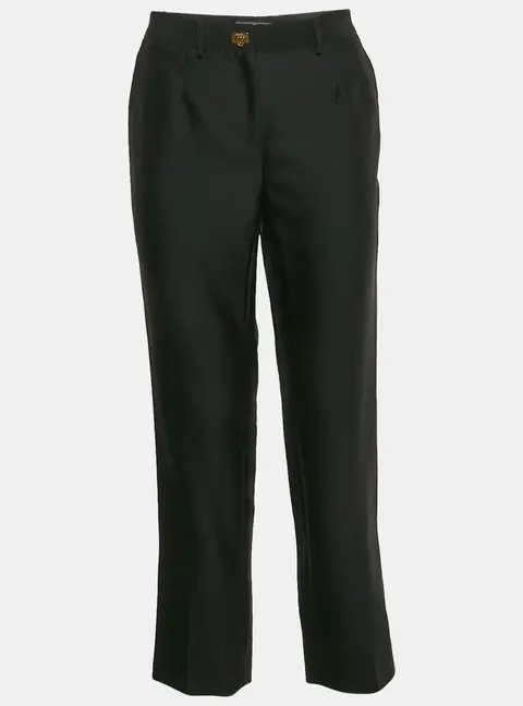 Salvatore Ferragamo Black Wool Trousers S