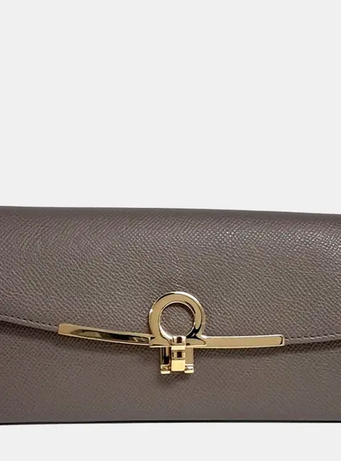 Ferragamo Gancini long wallet