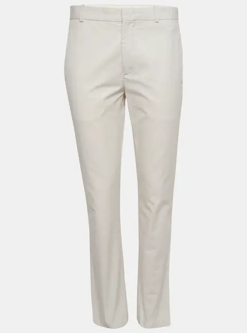 Sandro Beige Gabardine Straight Fit Pants M