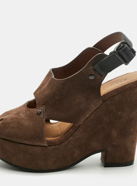 See by Chloe Size 38 Brown Suede Ankle Strap Sandals