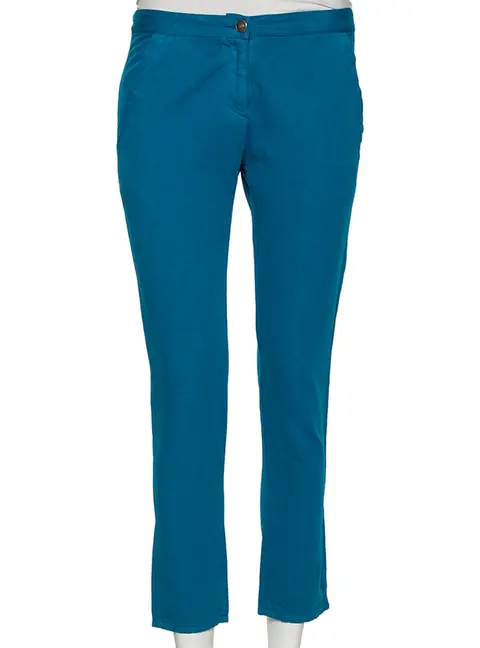 See by Chloe Bright Blue Cotton Pants S