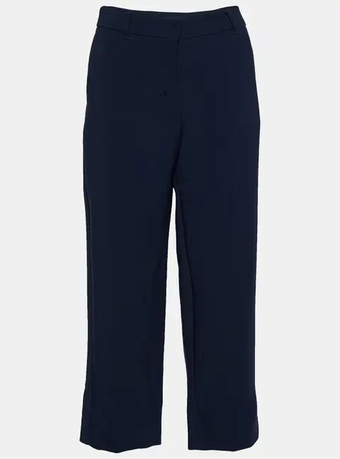 S' Max Mara Dark Blue Regular Fit Trousers M