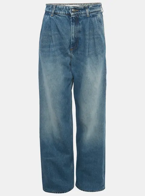 Sportmax Blue Washed Denim Jeans S/Waist 26"
