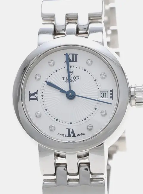 Tudor Claire de Rose 35200 Automatic Stainless Steel Diamond Women's Wristwatch 26mm