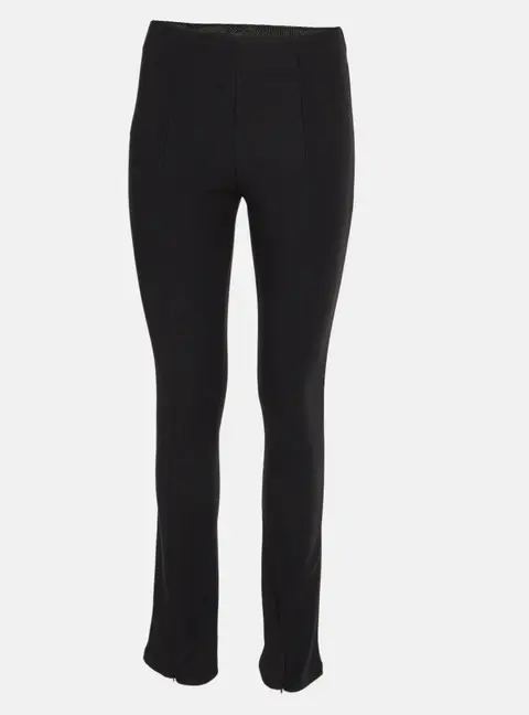 The Frankie Shop Black Jersey Regular Fit Pants S