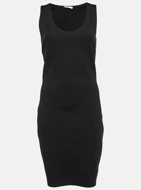 The Row Black Jersey Sleeveless Bodycon Dress M