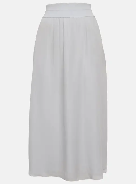 Theory Light Blue Silk Flared Midi Skirt L
