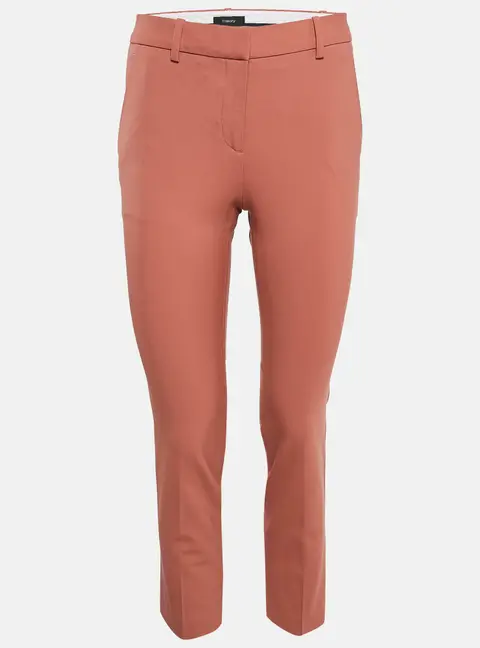 Theory Pink Traceable Wool Treeca Pants XS