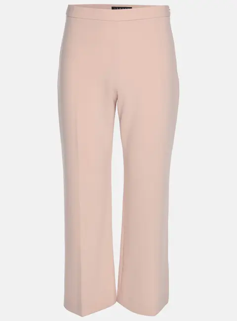 Theory Peach Crepe Wide Leg Trousers M