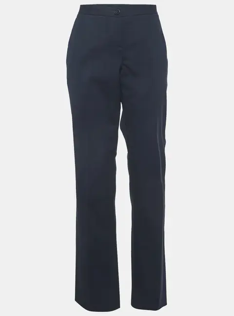 Theory Blue Stretch Gabardine Trousers L
