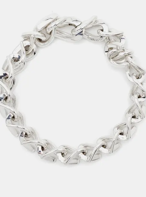 Tiffany & Co. Forge Sterling Silver 925 Link Bracelet