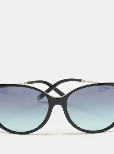 Tiffany & Co. Black/Blue Gradient TF 4178 Cat Eye Sunglasses