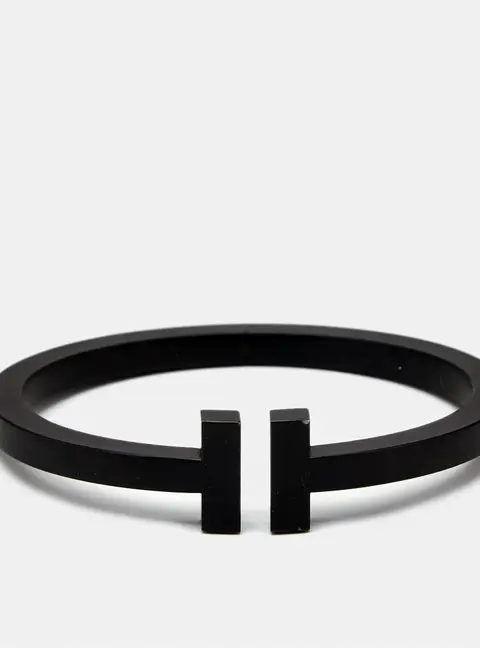 Tiffany & Co. T Square Black PVD Coated Stainless Steel  Bracelet