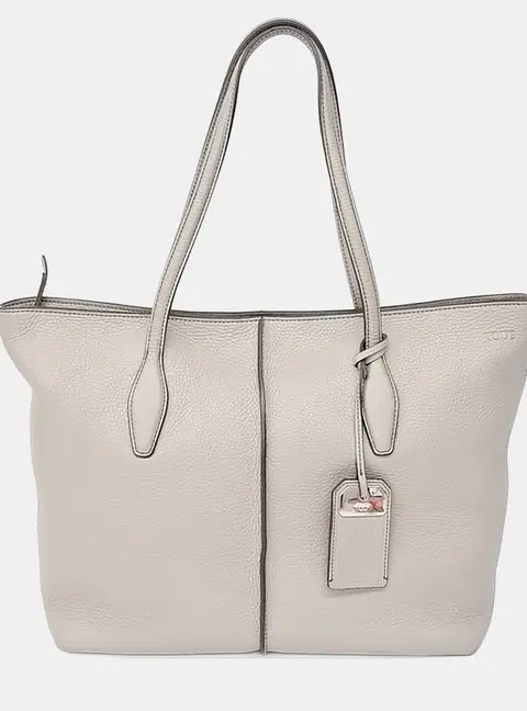 Tod's Grey Leather Tote bag