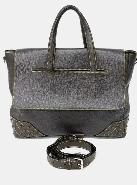 Tod's Brown Leather tote and shoulder bag