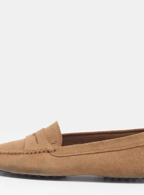 Tod's Gommino Size 37 Brown Suede Driver Loafers