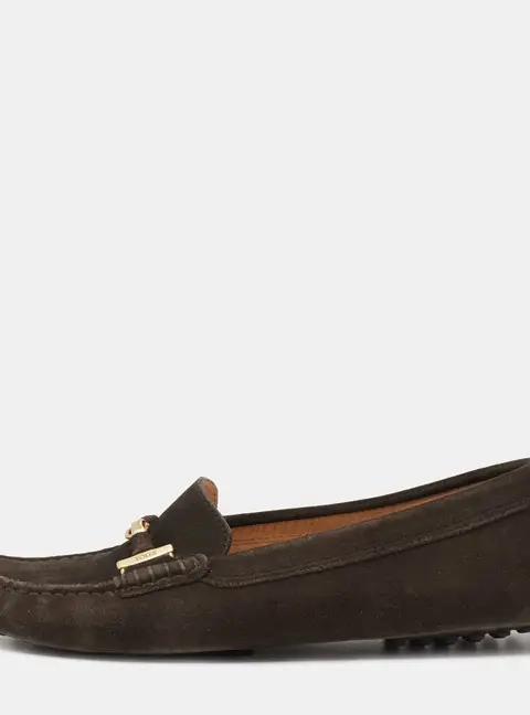 Tod's Brown Suede Slip On Loafers Size 37