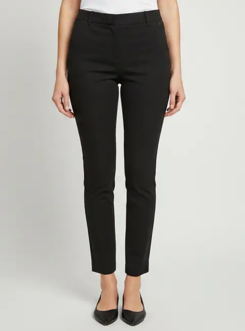 Tom Ford Black Wool Blend Side Zipper Straight Leg Trousers S