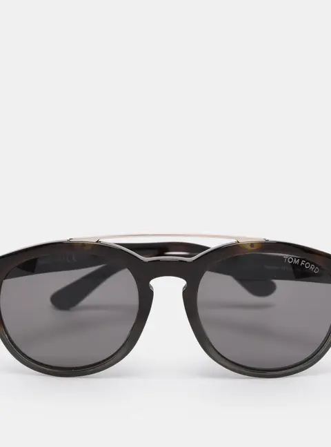 Tom Ford Black/Brown Tortoise Newman Sunglasses