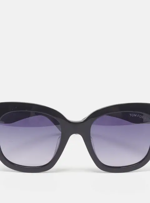 Tom Ford Black/Grey Gradient Beatrix-02 TF613 Square Sunglasses
