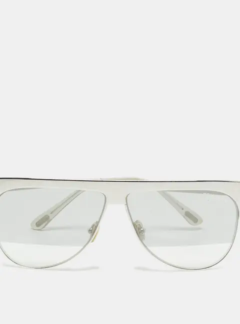 Tom Ford Silver TF707 Winter Frame Aviator Sunglasses