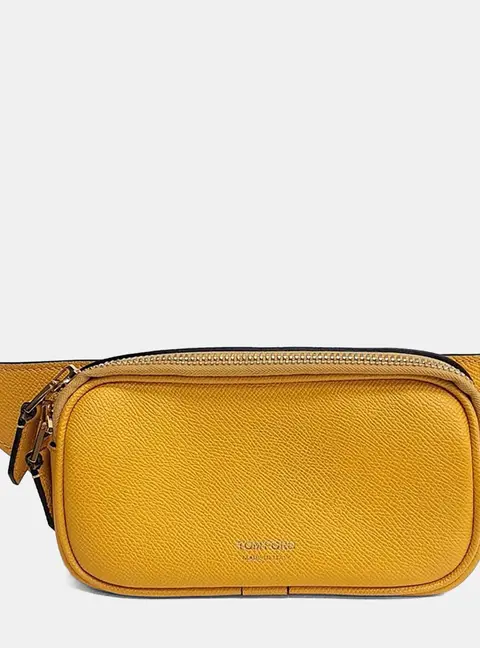 Tom Ford Yellow Leather Belt Bag