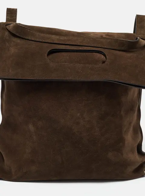 Tom Ford Brown Suede Alix Convertible Tote Backpack