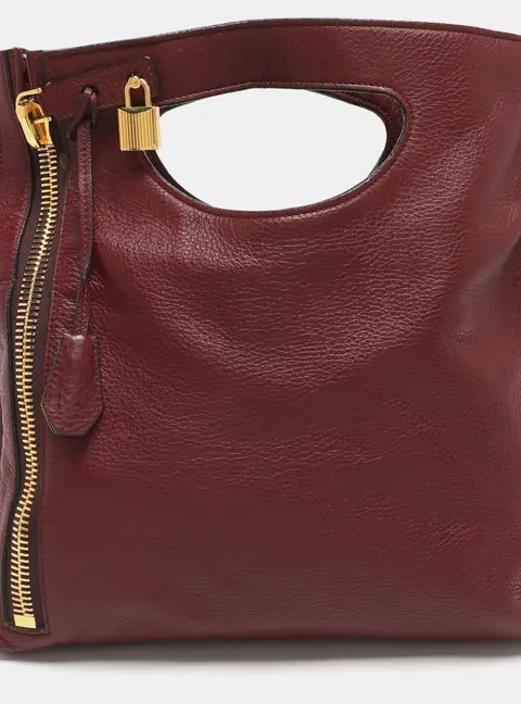Tom Ford Alix Red Leather Shoulder Bag